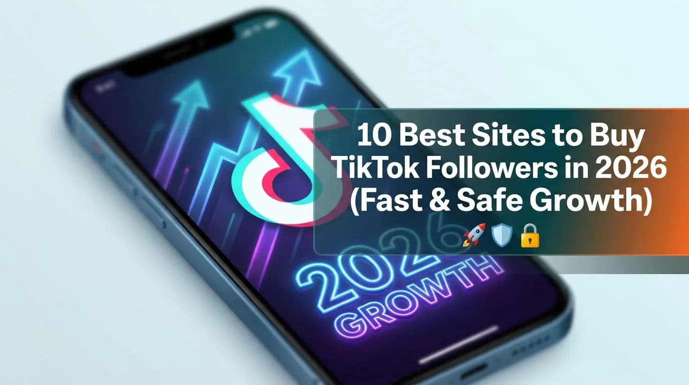 10 Best Sites to Buy TikTok Followers in 2026 (Fast & Safe Growth) — TapFollowers blog cover image