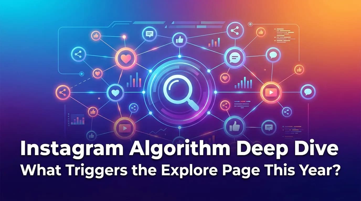 Instagram Algorithm Deep Dive: What Triggers the Explore Page This Year? — TapFollowers blog cover image
